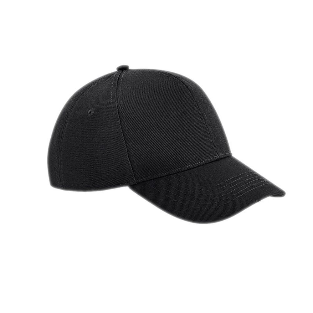 Beechfield Unisex Ultimate 6 Panel Cap / Black